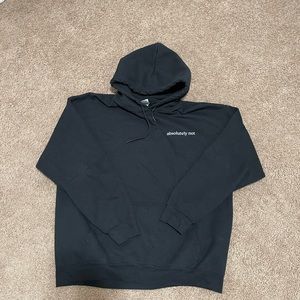 Elyse Myer’s merch “absolutely not” hoodie